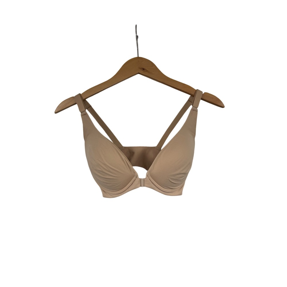 Spanx Bra-llelujah Front-Closure Underwire Bra Nude Beige 32D